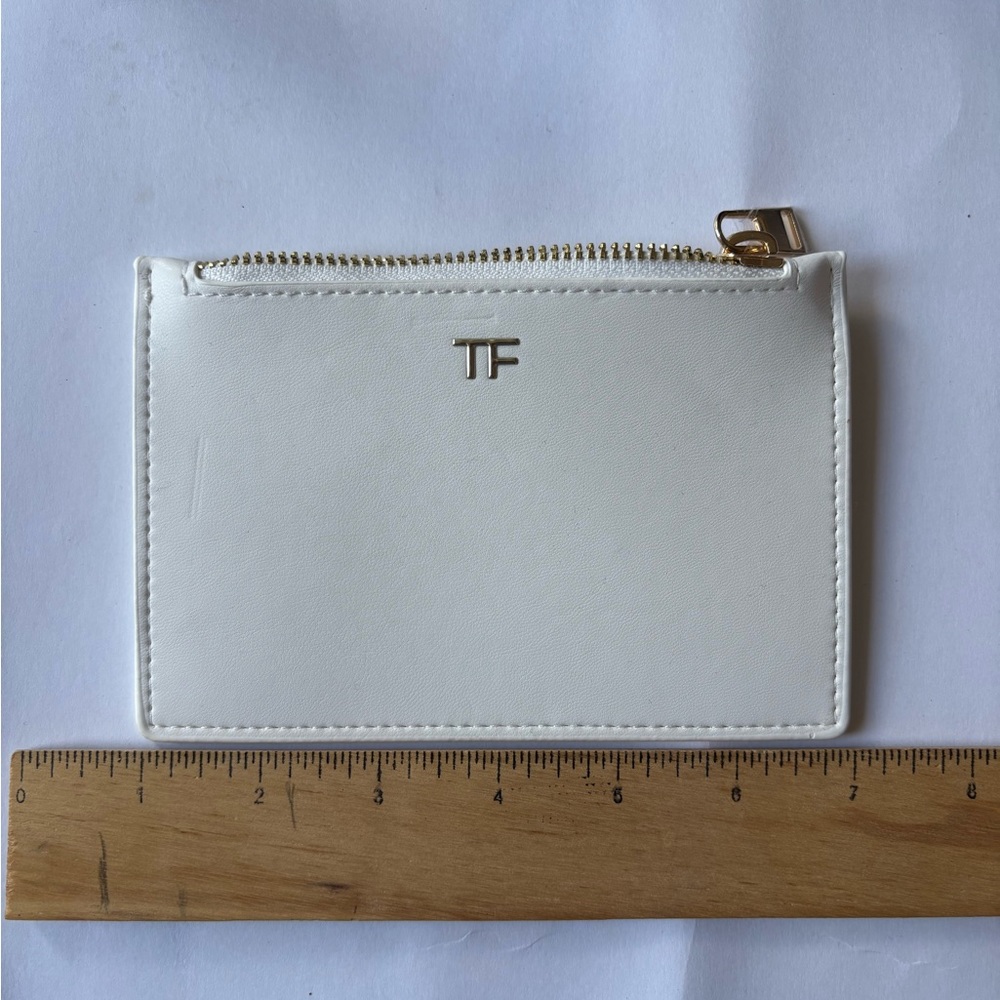 Tom Ford vegan zip wallet/pouch coin purse